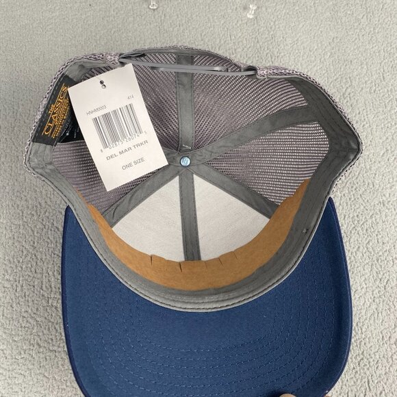 Hurley Men Sportswear Trucker SnapBack Hat Cap Blue  Adult,Adjustable,One Size - Picture 7 of 9